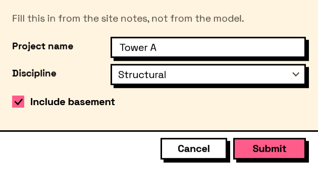 Form.Options form