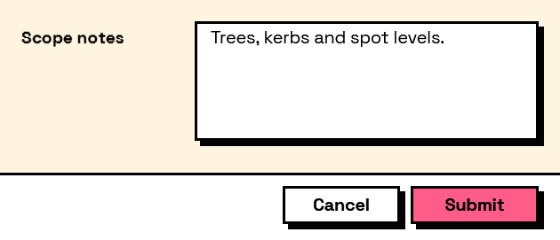 Input.TextArea form