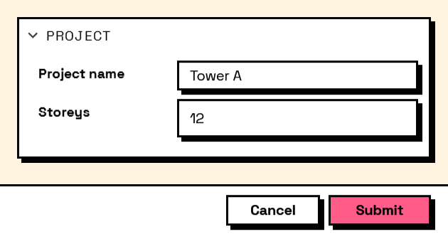 Layout.Section form